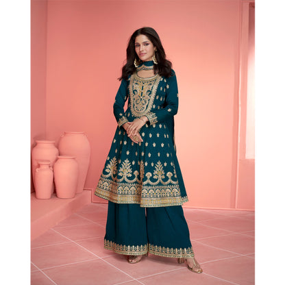 Bollywood Pakistani Designer Roka Nikah Wear Salwar Kameez Pant Suits With Dupatta