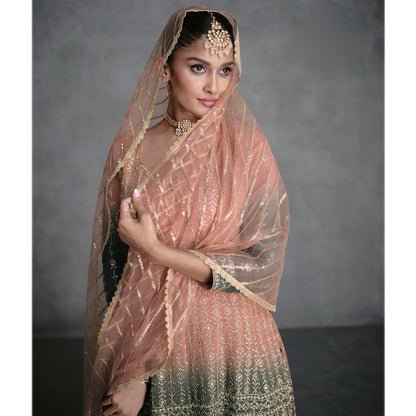 Pakistani Roka Nikah Wear Salwar Kameez Palazzo Suit's With Embroidery Worked Dress