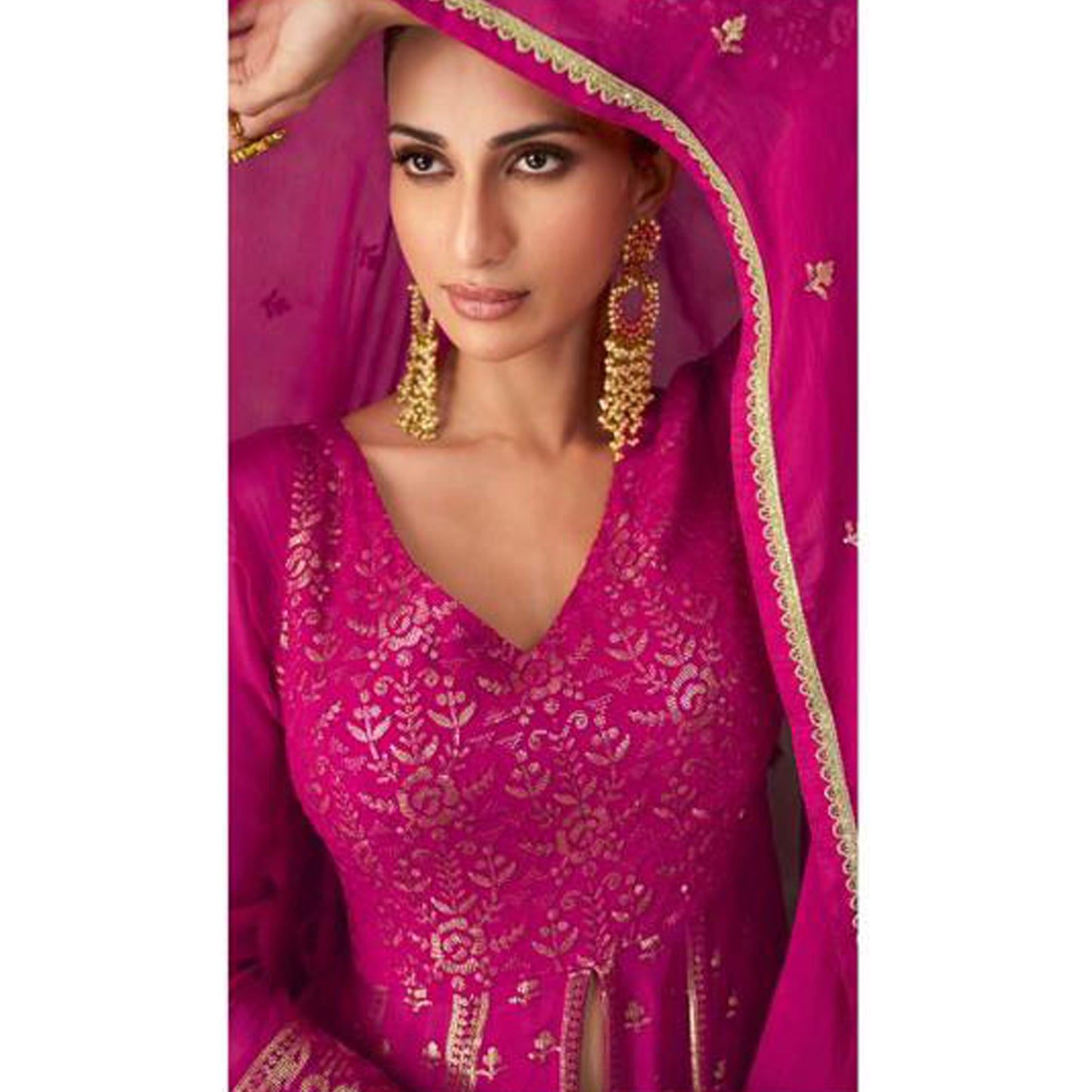 Heavy Embroidery Work Valentine Day Special Wear Salwar kameez Lehenga Suits