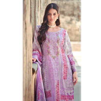 Pakistani Stylish Designer Cotton Fabric Embroidery Work Salwar Kameez Pant suit