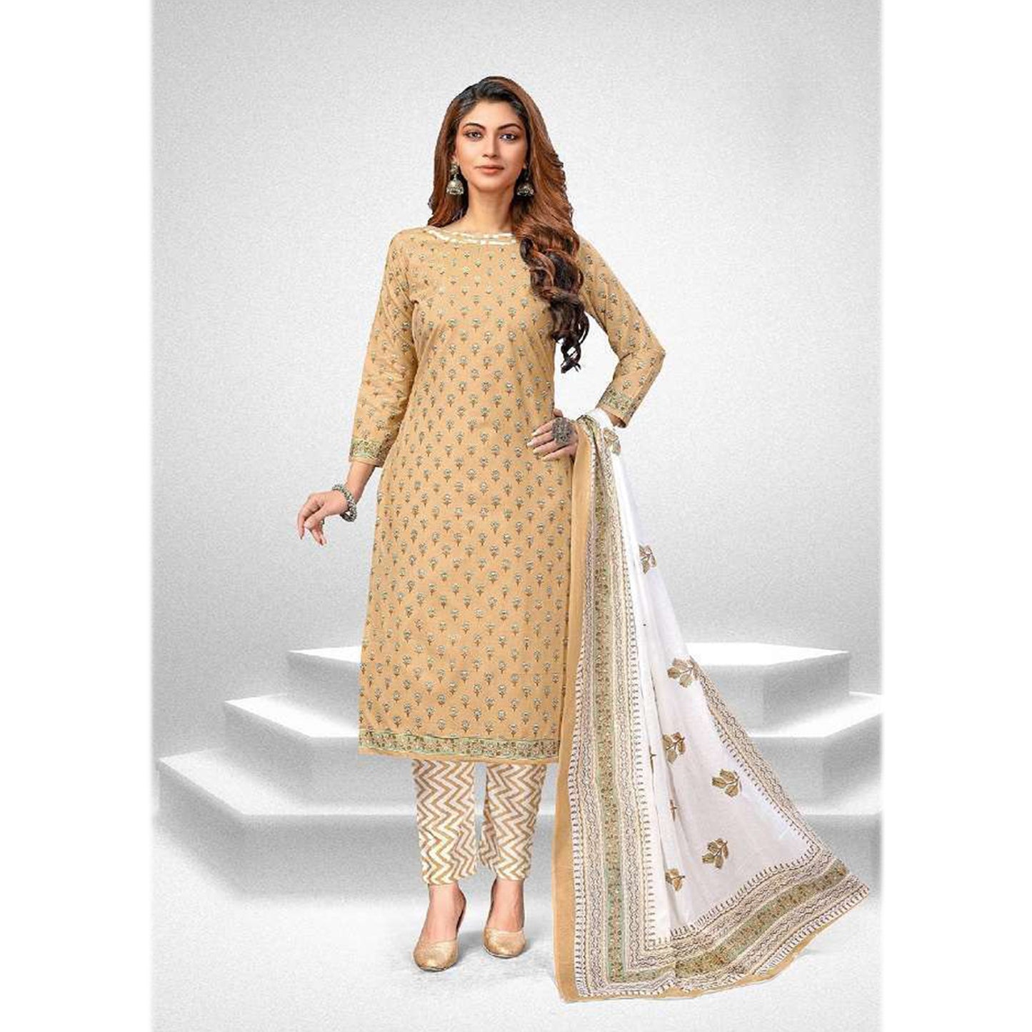 Gorgeous Designer Pure Cotton Printed Digital Printed Salwar Kameez Plazzo Pant Suits