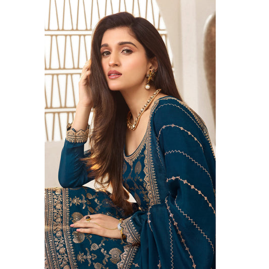 Plus Size Eid Festival Wear Women's Shalwar Kameez Palazzo Outfits