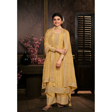 Eid Ramdan Special Jacquard Self Weaved Santoon Silk Salwar Kameez Plazzo Suit