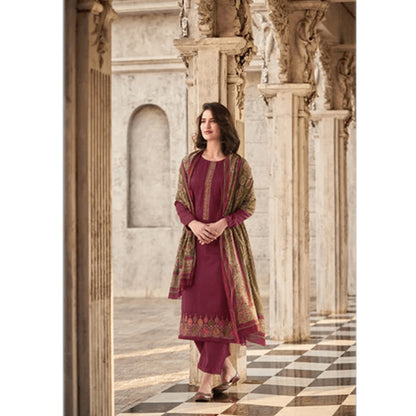 Trendy Designer Digital Print & Heavy Embroidery Work Pure Cotton Fabric Salwar Kameez Pant Suit