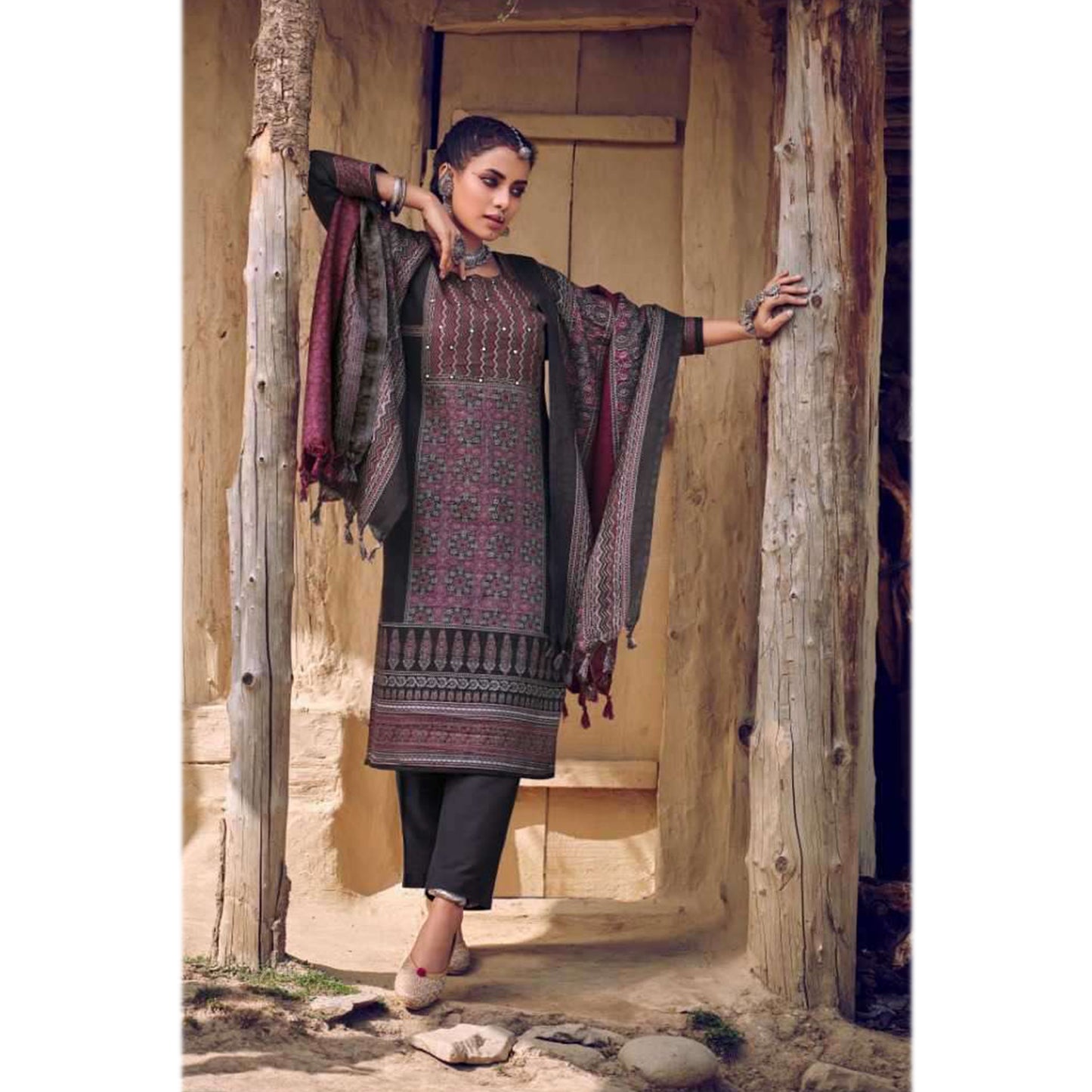 Stitched Stylish Designer Ready To Wear Salwar Kameez Plazzo Pant Suits