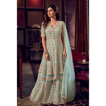 Beautiful Designer Anarkali Sharara Suits For Women Party Wear Dress