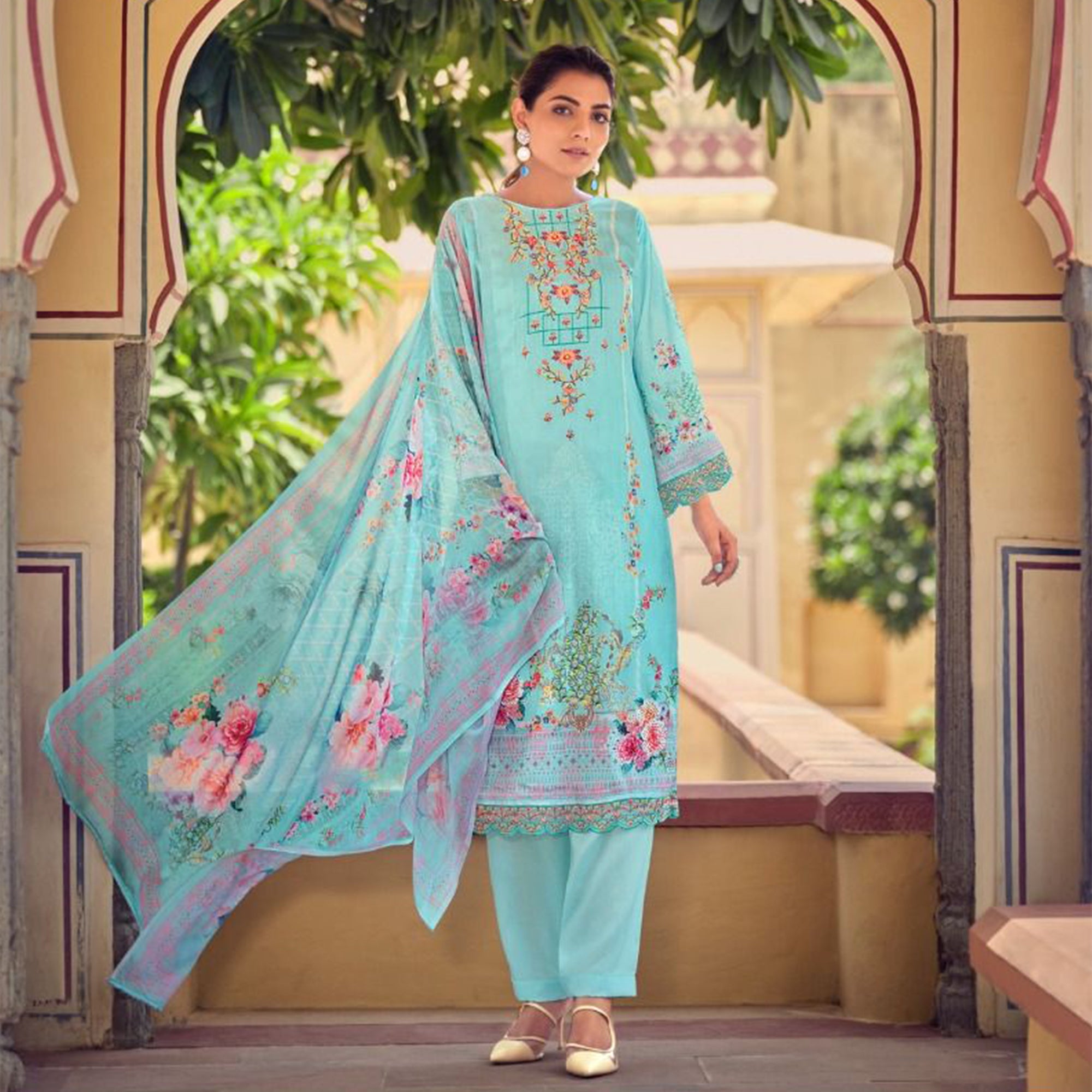 Summer Special Cotton Salwar Kameez Plazzo Suits