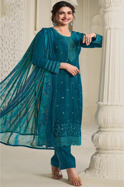 Pakistani Style Designer Georgette Work Traditional Wear Salwar Kameez Plazzo Pant Suit