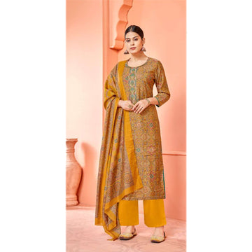 Eid Ramdan Wear Digital Print Worked Salwar Kameez Plazzo Pant Suit