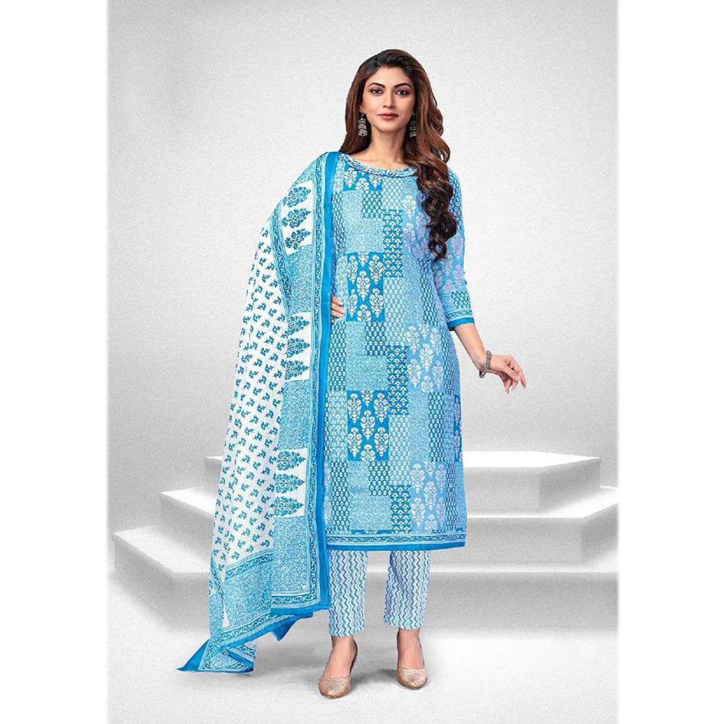 Gorgeous Designer Pure Cotton Printed Digital Printed Salwar Kameez Plazzo Pant Suits