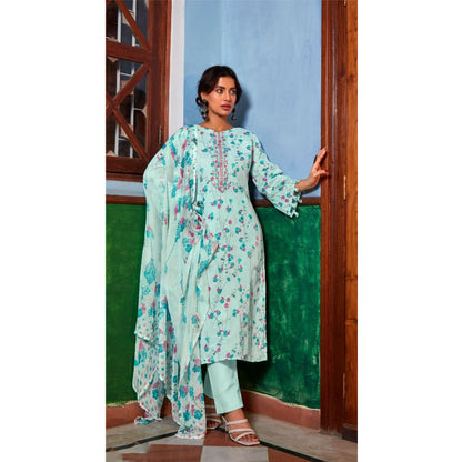 Indian Ethnic Party Wear Cotton Designer Salwar Kameez Plazzo Pant Suit