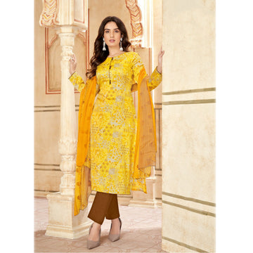 Exclusive Designer Cotton Fabric Summer Wear Salwar Kameez Pant Suit