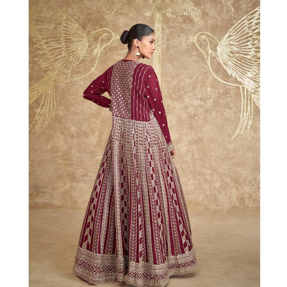 Pakistani Indian Designer Outfits Real Premium Chinon Silk Embroidery Western Lehenga Choli suits