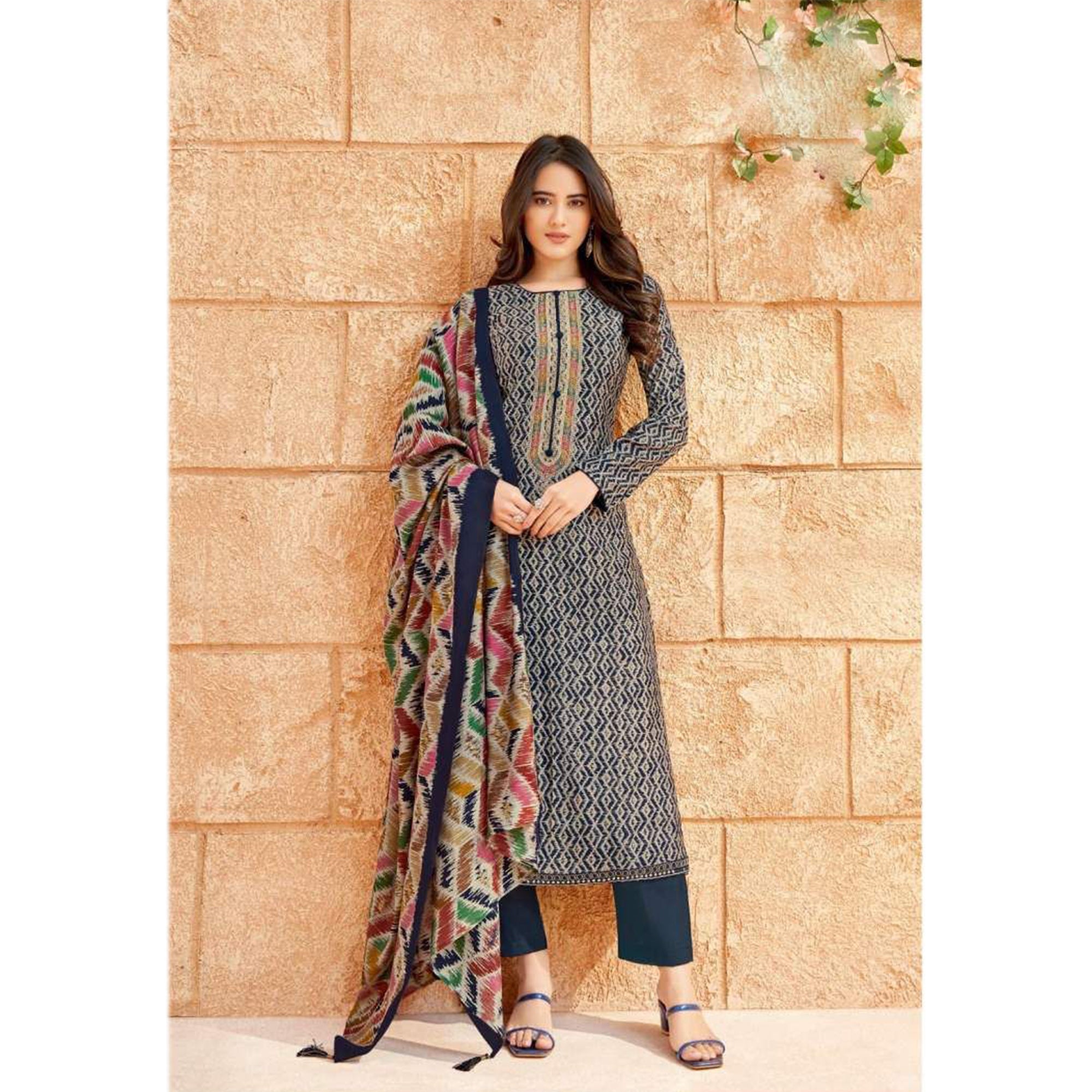 Eid Special Wear Salwar Kameez Palazzo Pant Suit's