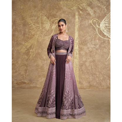 Pakistani Indian Designer Outfits Real Premium Chinon Silk Embroidery Western Lehenga Choli suits