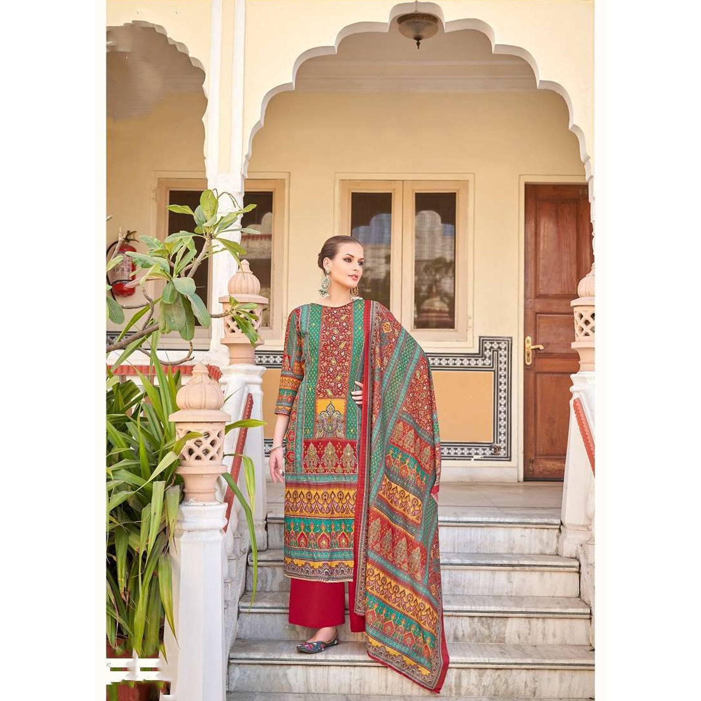 Bollywood Designer Premium Silk With Work Readymade Salwar Kameez Palazzo Suits