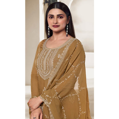 Wedding Function Wear Embroidery Work Salwar Kameez Palazzo - Pant Suits