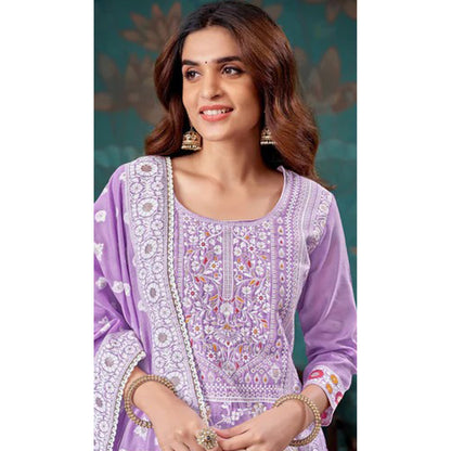 Festival Wear Jacquard Designer Work Salwar Kameez Plazzo Pant Suits