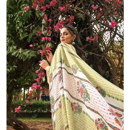 Pakistani Wear Pure Lawn Cambric Digital Printed Occasion Wear Salwar Kameez