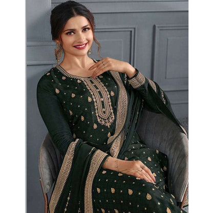 Indian Wedding Wear Georgette With Embroidery Work Salwar Kameez Plazzo Suit