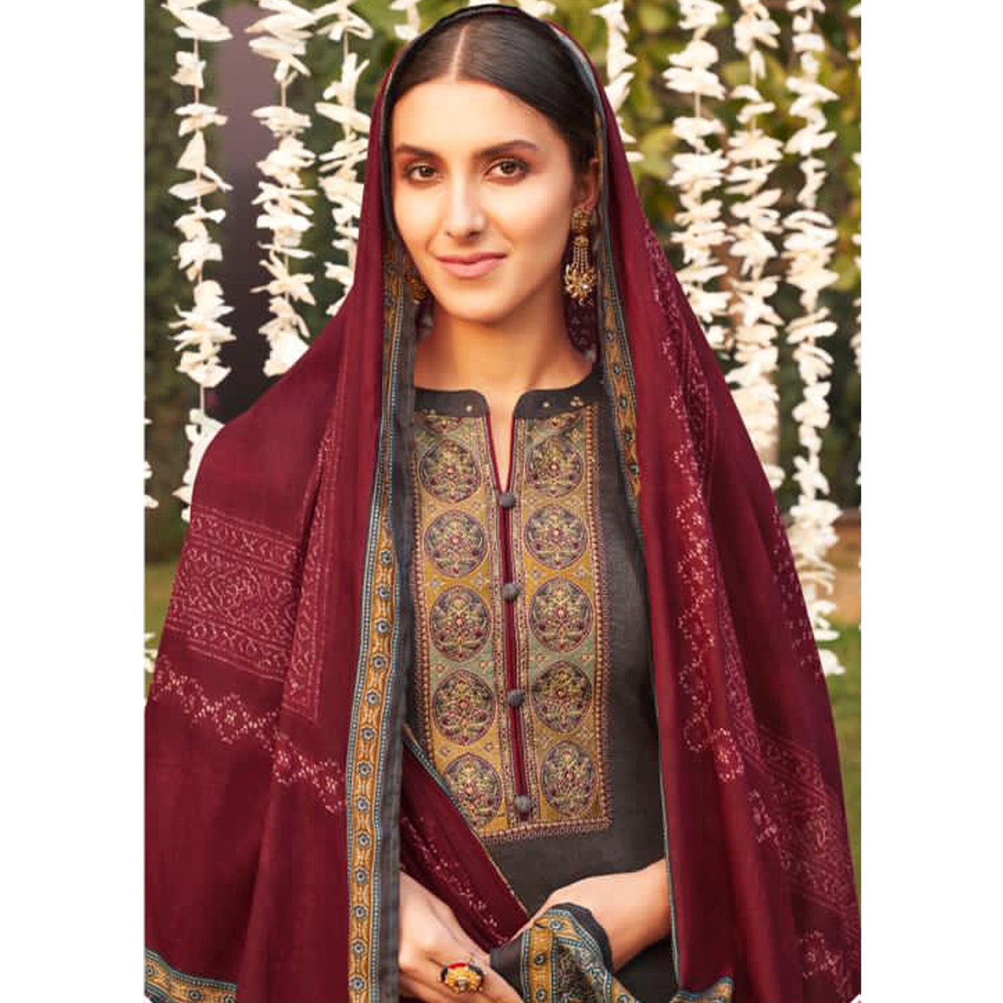 Rajasthani Jaipuri Royal Wedding Style Salwar Kameez with Bandhani Dupatta Suits