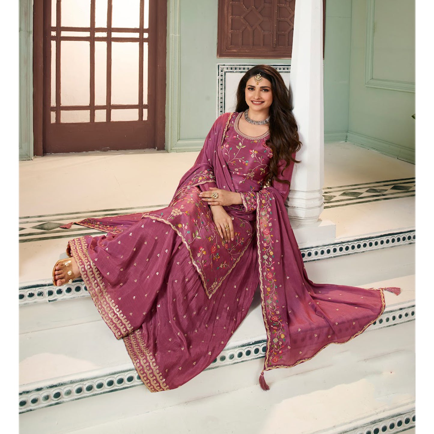 Ready to Wear Salwar Kameez Plazzo Suits Plus Sizes Wedding Reception Party Wear Dress