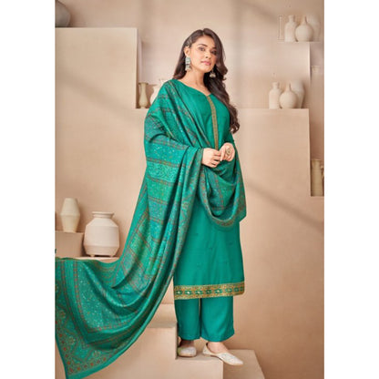 Pakistani Women's Wear Premium Viscose Maslin Solid With Designer Salwar Kameez USA