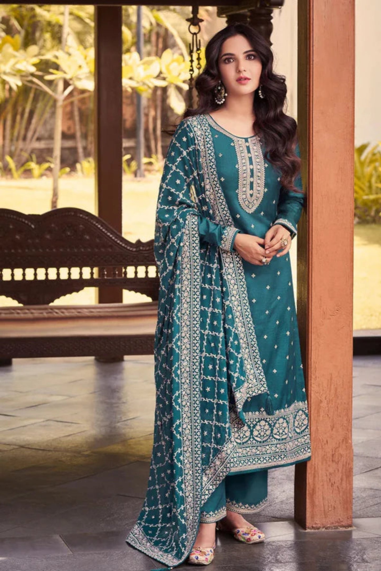 Designer Indian Traditional Wear Embroidery Salwar Kameez Trending Pant Suits In USA
