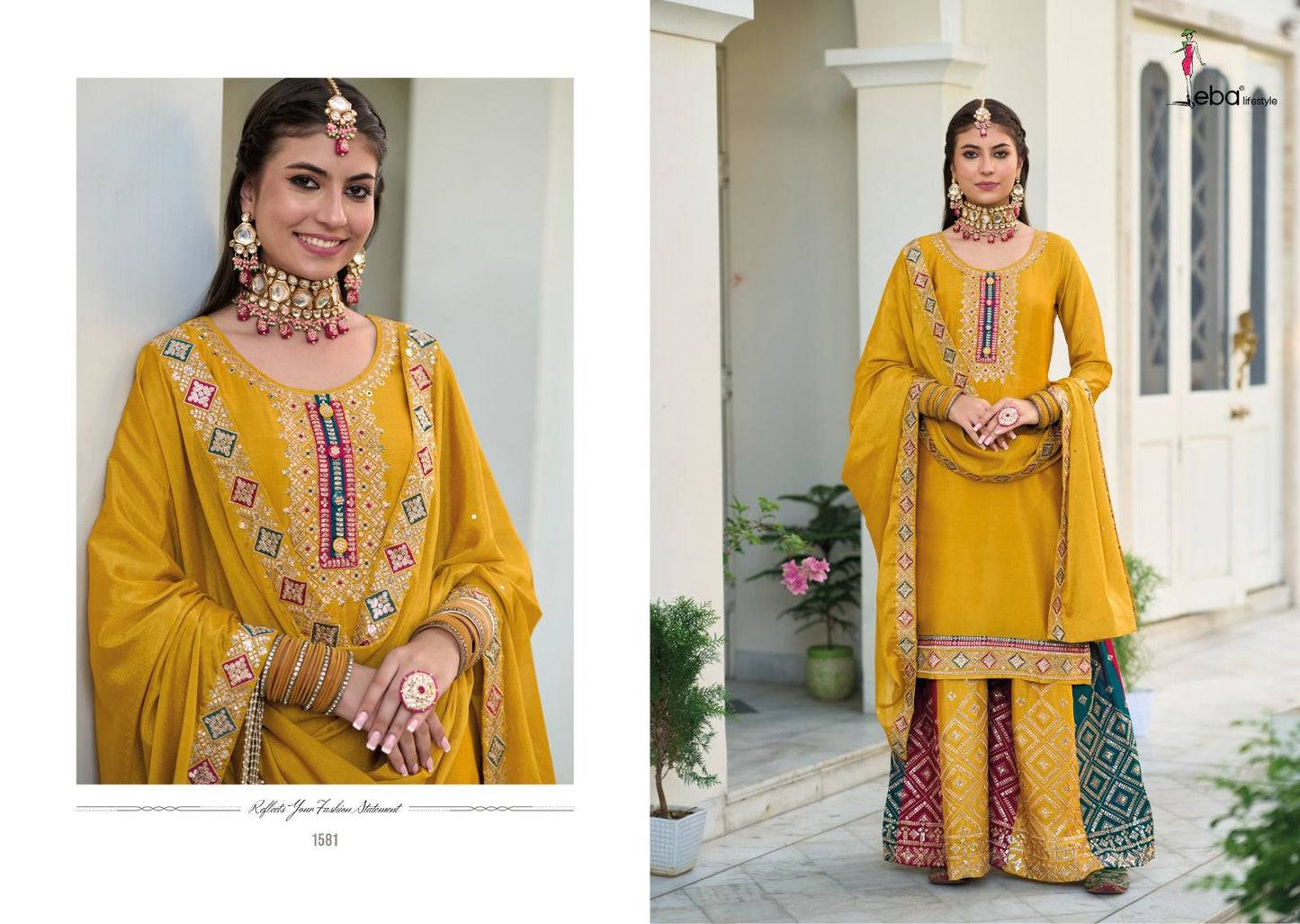 Indian Pakistani Designer Ready To Wear  Salwar Kameez Palazzo Suits Wedding Wear Dress