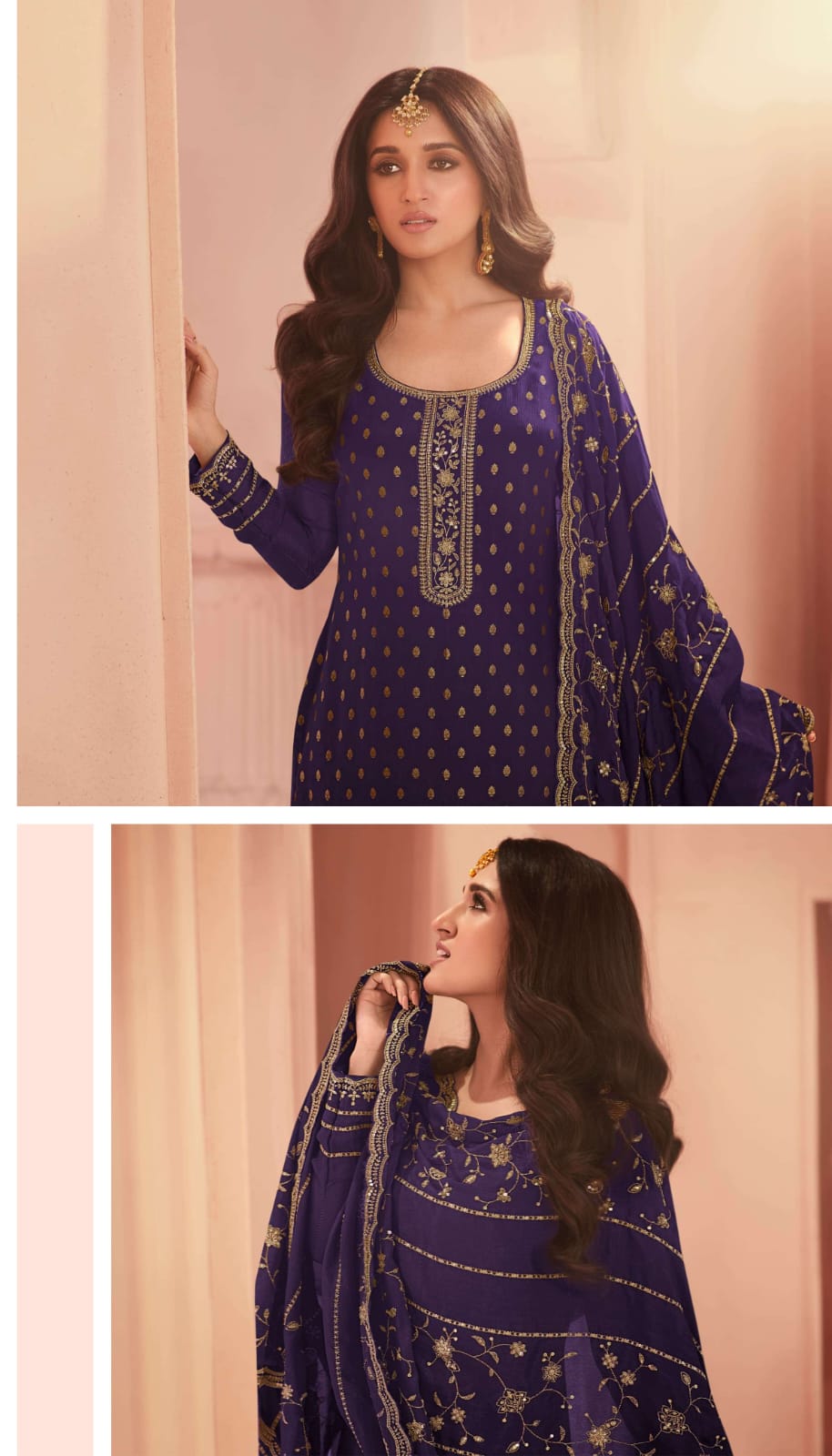 Summar Special Trendy Designer jacquard With Embroidery Work Salwar Kameez-Pant