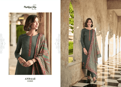 Trendy Designer Digital Print & Heavy Embroidery Work Pure Cotton Fabric Salwar Kameez Pant Suit