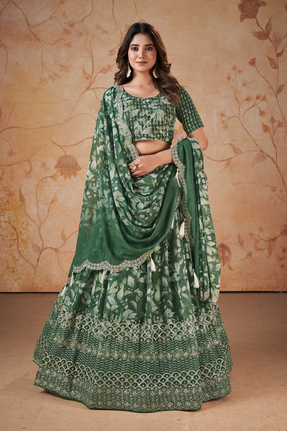 Pakistani Roka Nikah Wear Faux Georgette Event Wear Lehenga Choli