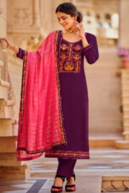 Women's Silk Salwar Kameez Pant Suits