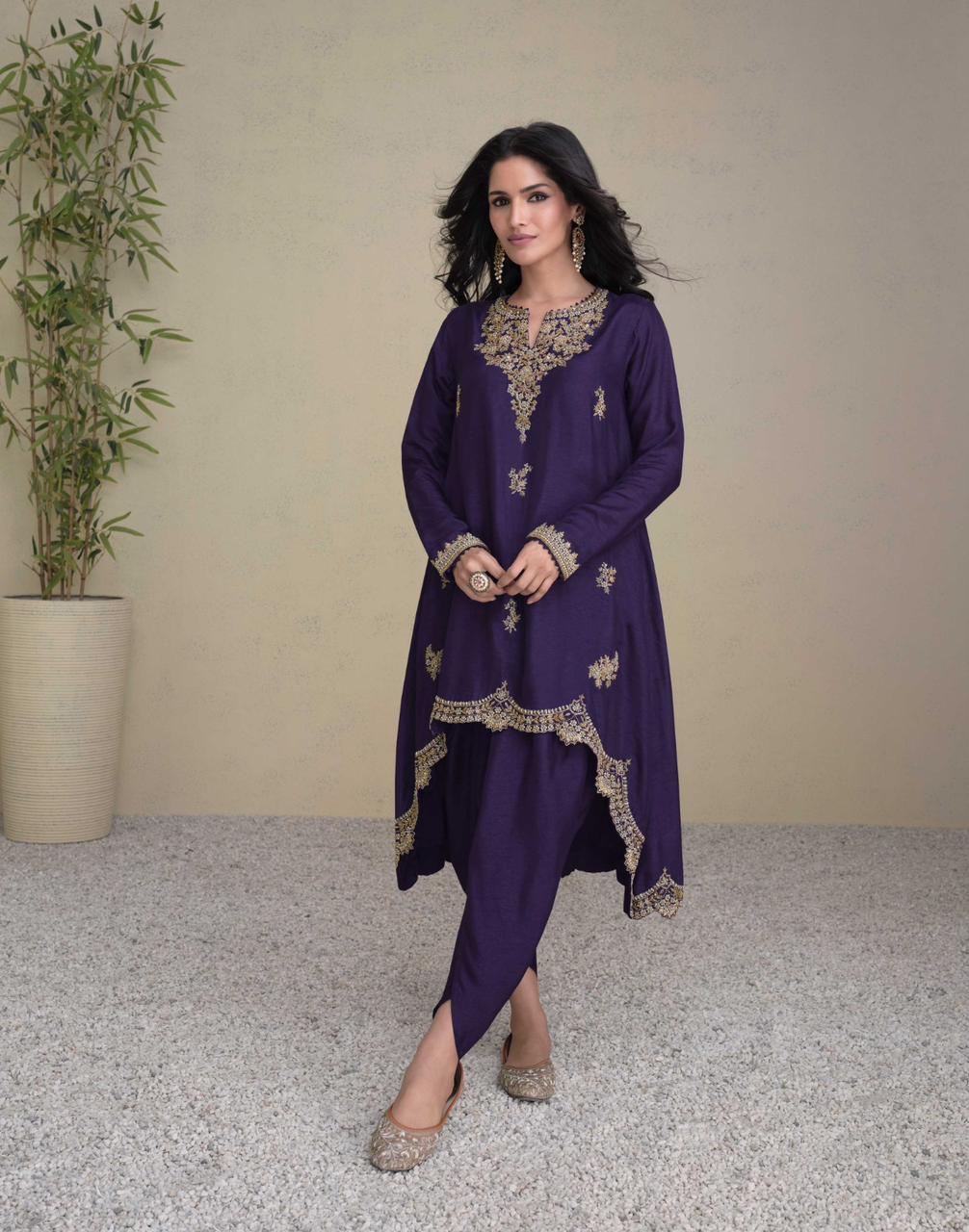 Indian Pakistani Designer Salwar Kameez Palazzo Suits Valentine Day Special Dress