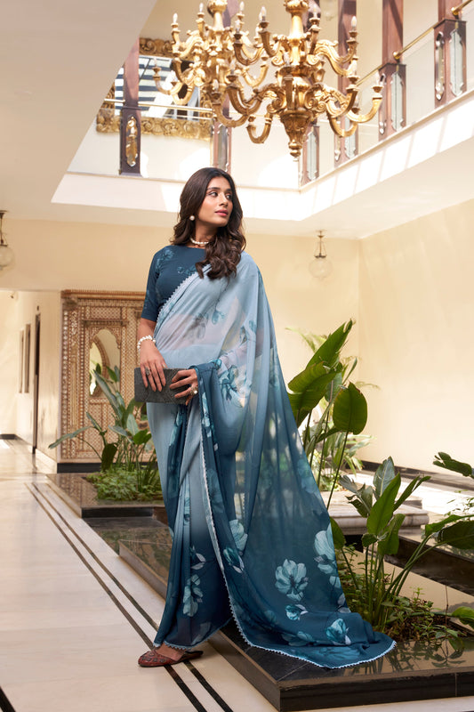 Indian Traditional Wear Soft Saree with Blouse New Gorgeous Woven Sari