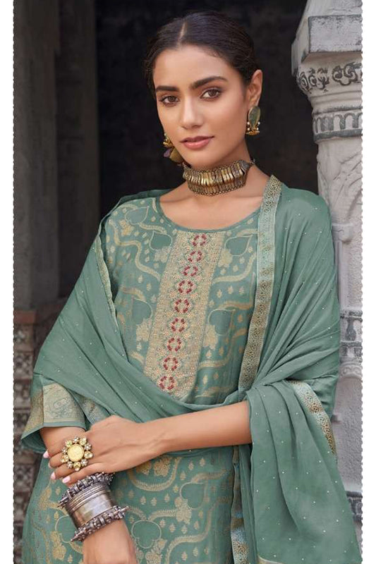 Indian Designer Printed Party Wear Women's Salwar Kameez Pant Suit's