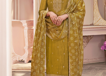 Women's Wear Readymade Heavy Embroidery Work Salwar Kameez Pant Suit
