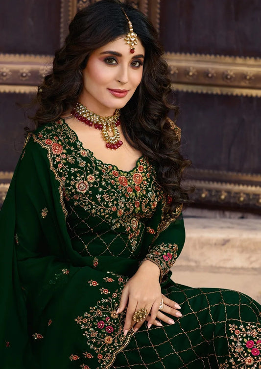 Wedding Functions Wear Designer Churidar Salwar Kameez Suits
