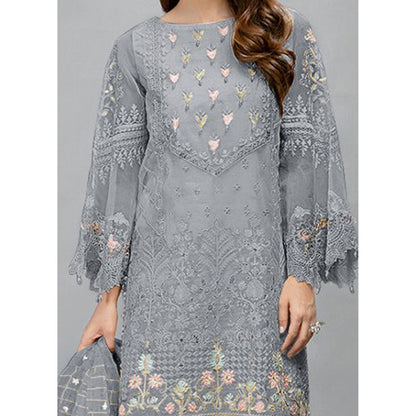 Readymade Stylish Event Party Wear Salwar Kameez Pant Organza Dupatta