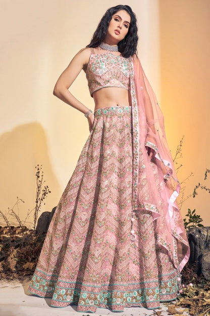 Punjabi Wedding Wear Readymade Designer Lehenga Choli with Dupatta
