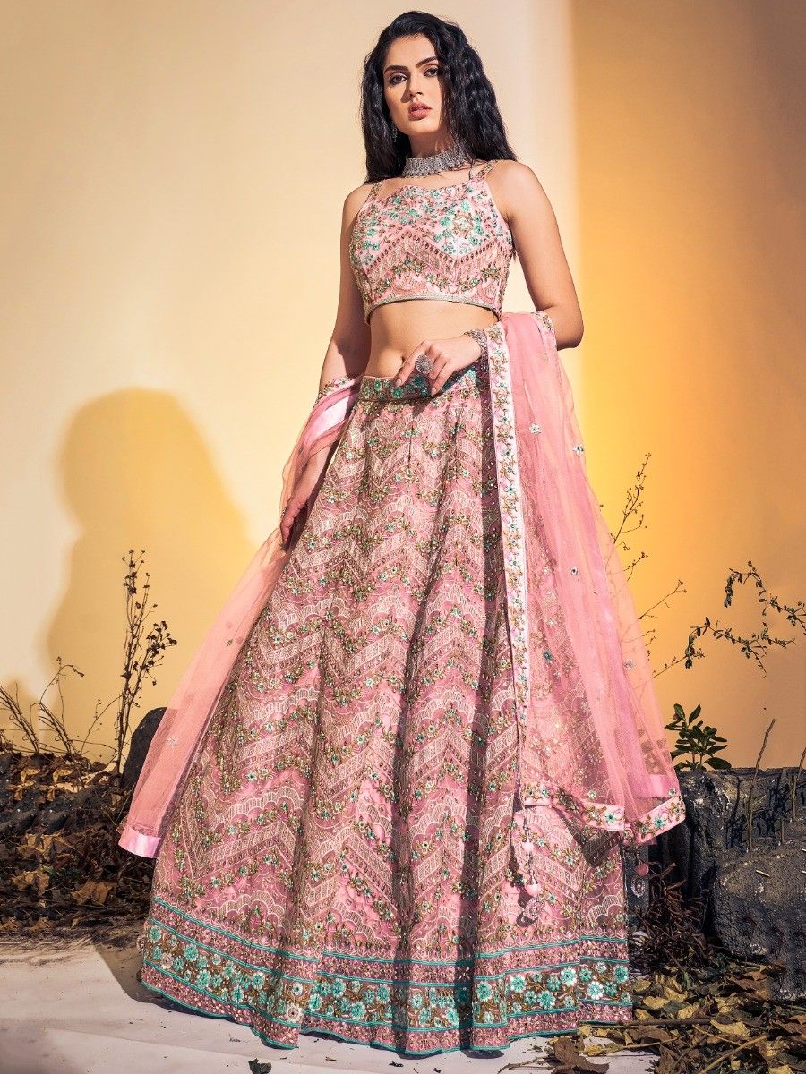 Punjabi Wedding Wear Readymade Designer Lehenga Choli with Dupatta
