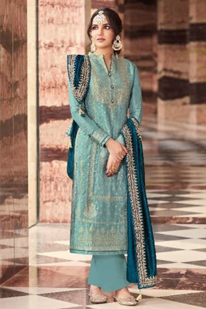 Eid Ramdan Special Heavy Embroidery Work Online Shalwar Kameez Plazzo Suits in USA