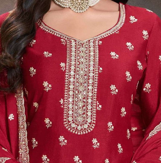 Stylish salwar kameez Dress USA Special Occasions Wear Plazzo Suit With Dupatta
