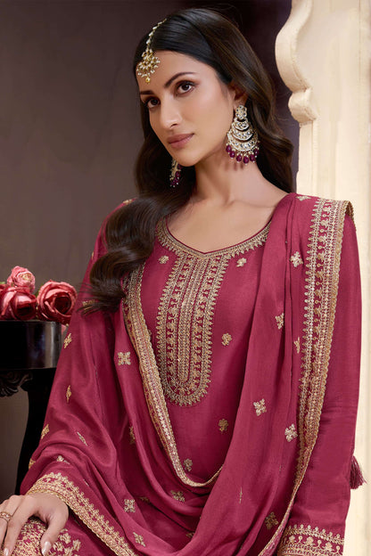 New Pakistani Style Heavy Embroidered Work Salwar Kameez Palazzo Suits