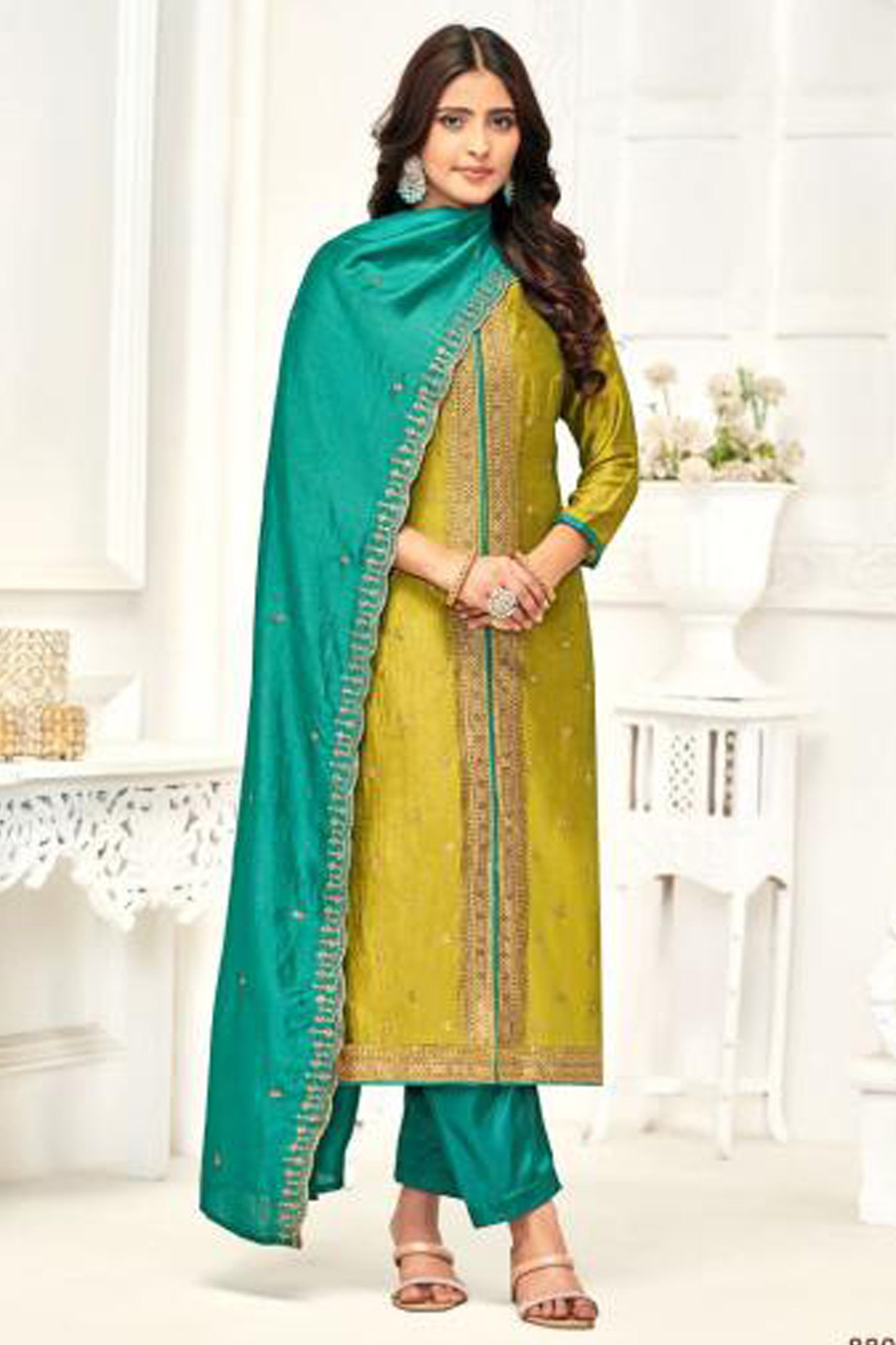 Indian Pakistani Plus Size women's wear Shalwar Kameez Dupatta Suits