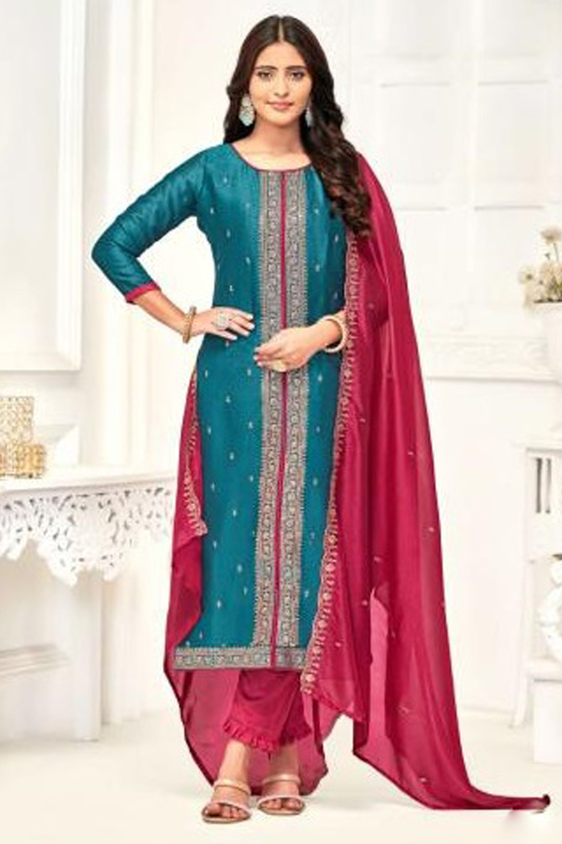 Indian Pakistani Plus Size women's wear Shalwar Kameez Dupatta Suits –  designerharsha.com