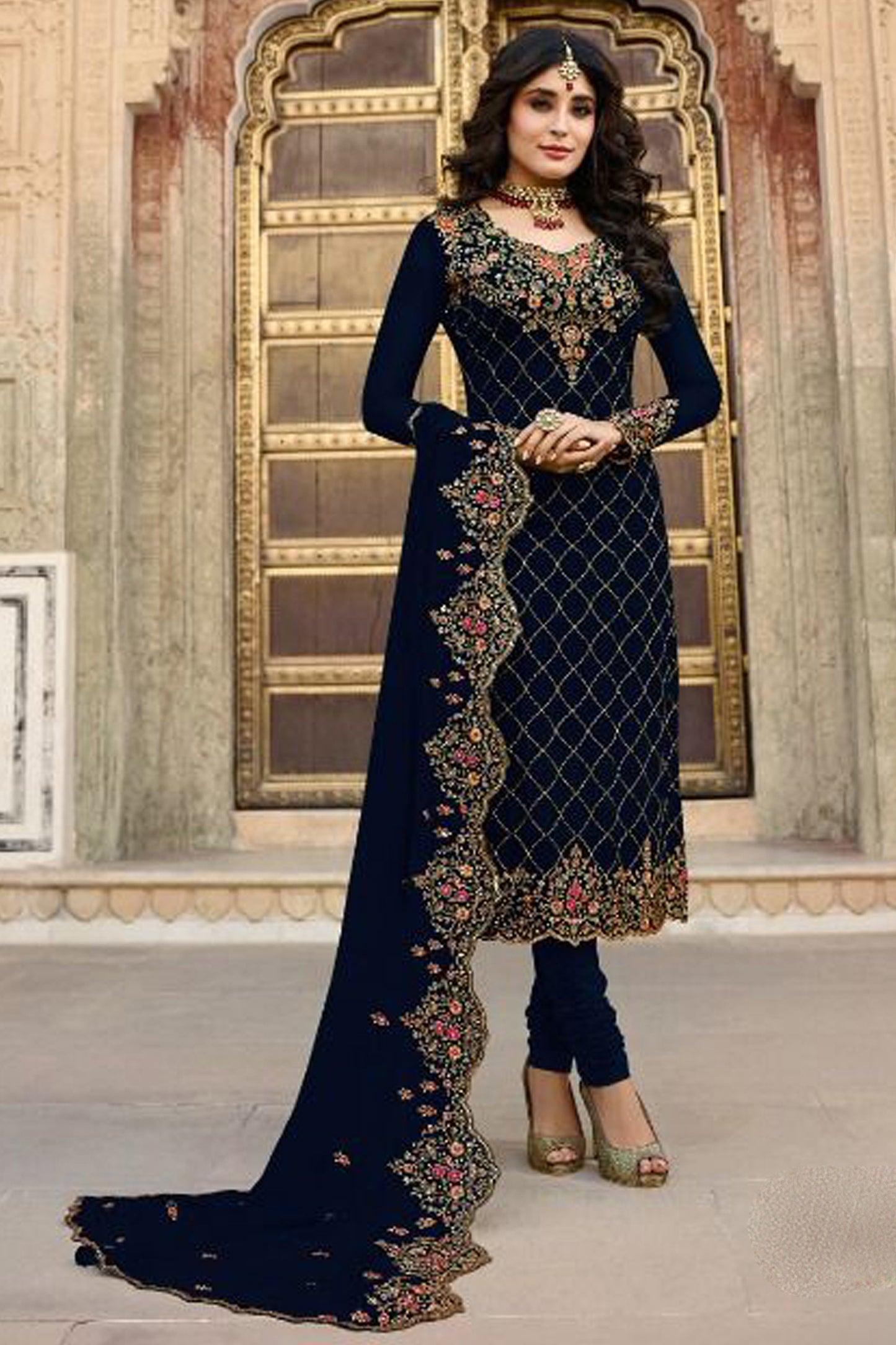 Wedding Functions Wear Designer Churidar Salwar Kameez Suits