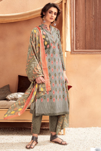 Pure Cotton Wear Printed Salwar Kameez With Designer Dupatta Dress