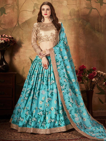 Pure Organza Fabric Wedding Function Wear Lehengas Choli With Silk Designer Dupatta