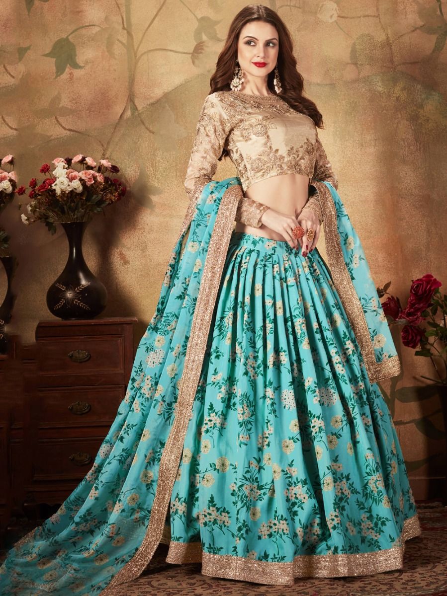 Pure Organza Fabric Wedding Function Wear Lehengas Choli With Silk Designer Dupatta